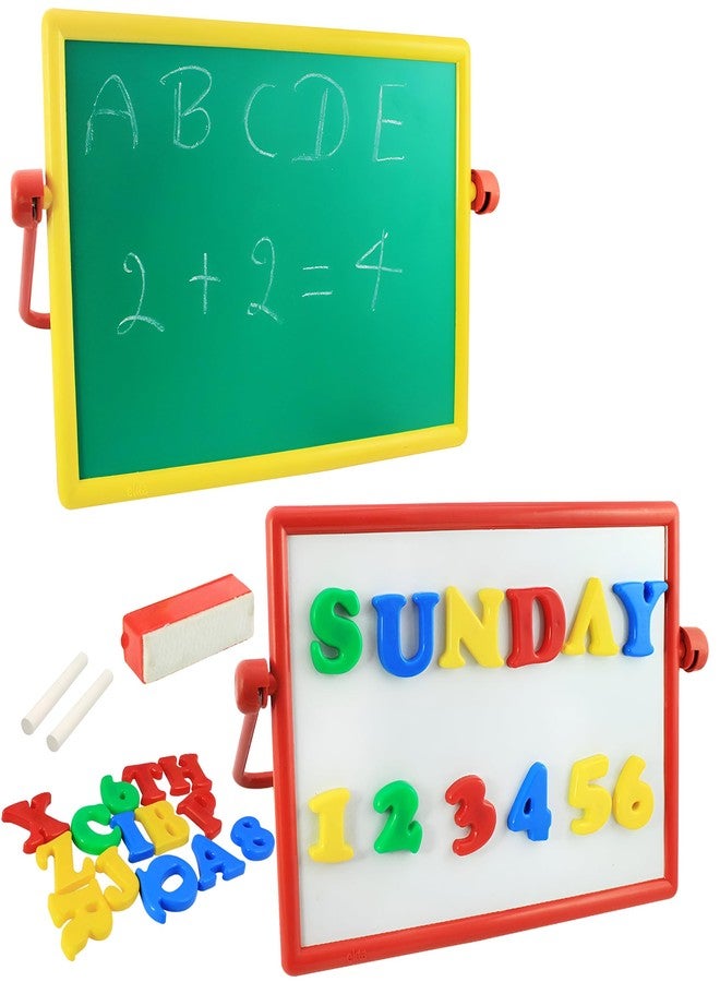 Toyshine ABC Numero Magnetic Blackboard - Educational Alphabet & Number Learning Board for Kids - Image 1